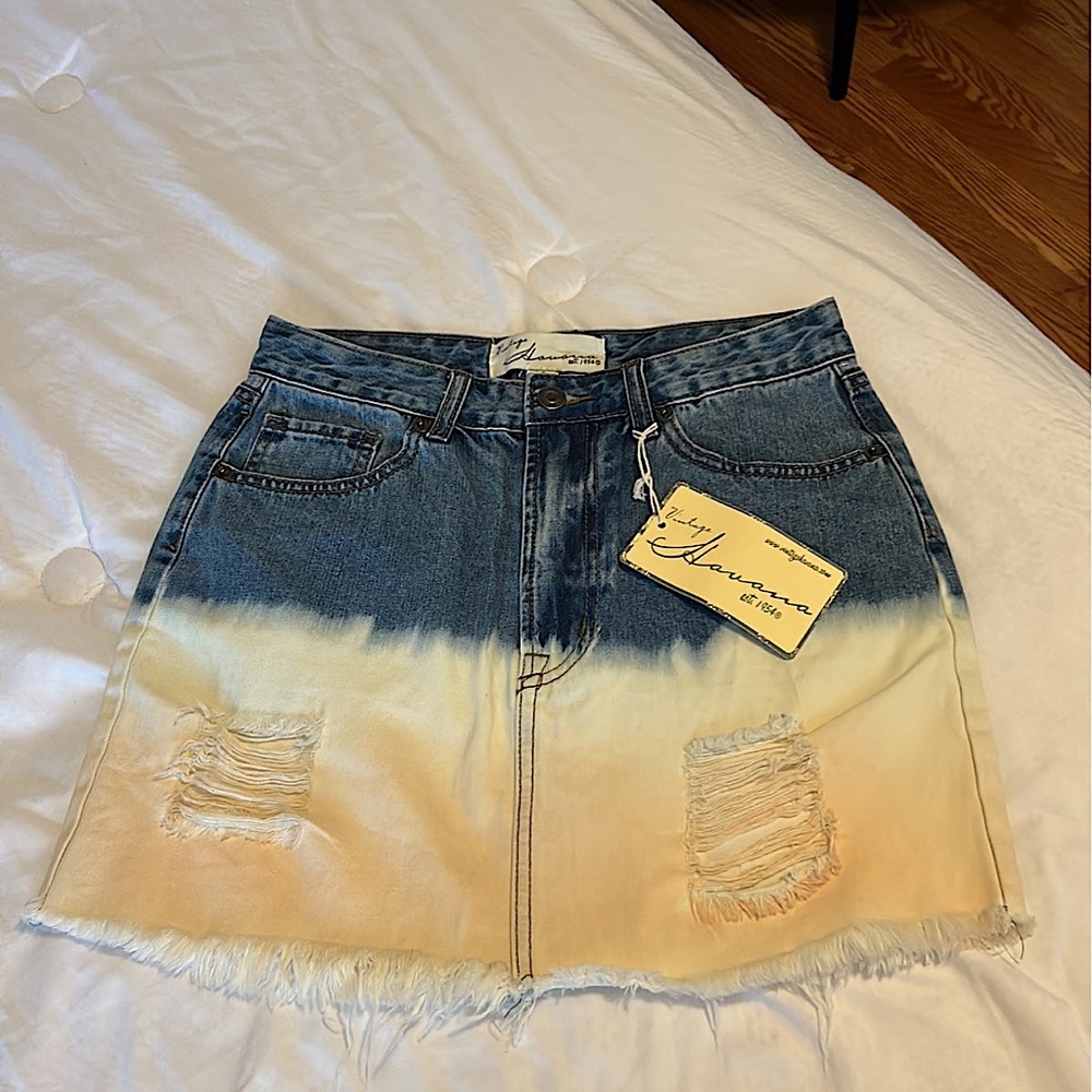 Vintage Havana Denim Skirt